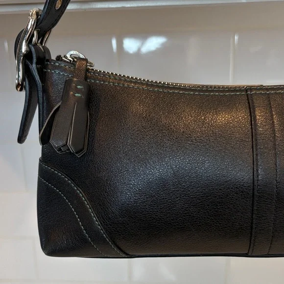 Coach Vintage Y2K Hampton Baguette Leather Soho Mini Bag - HTF - Picture 2 of 16